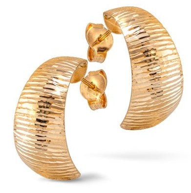 14K Yellow Gold Italian Earrings